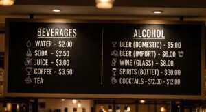 Beverages and Alcohol Pricing