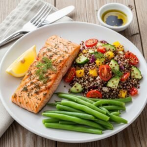 Balanced Meal Example (Under 800 Calories)