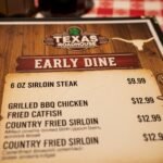 Texas Roadhouse Menu With Prices Early Dine