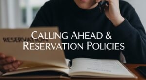 Calling Ahead & Reservation Policies